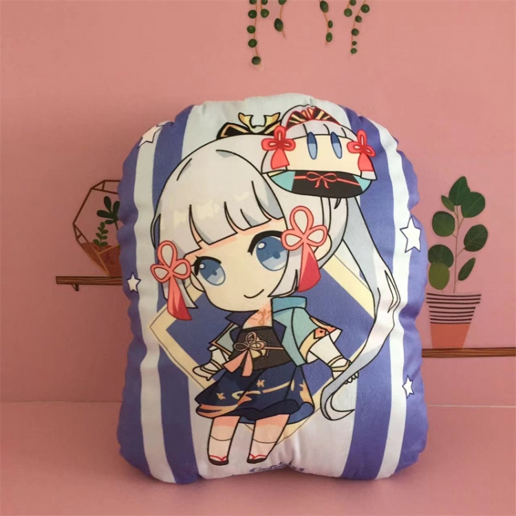 Genshin Impact Anime Color background plush pillow nap cushion