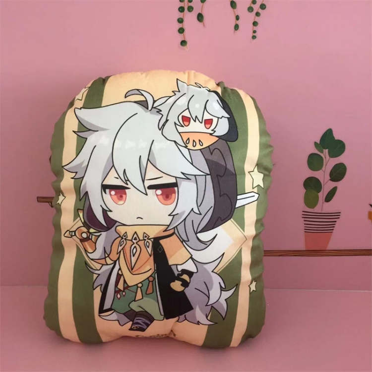 Genshin Impact Anime Color background plush pillow nap cushion