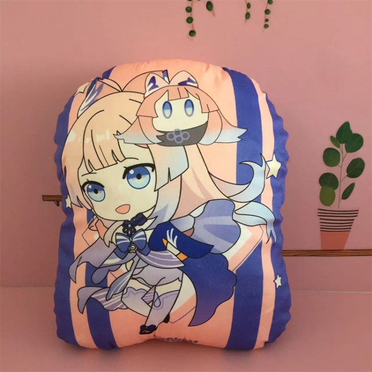 Genshin Impact Anime Color background plush pillow nap cushion