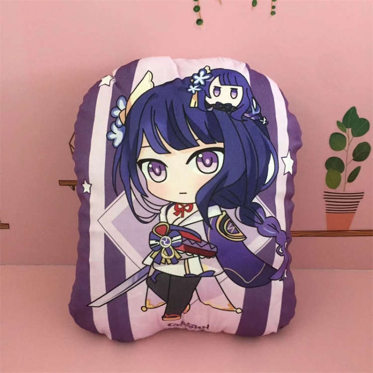 Genshin Impact Anime Color background plush pillow nap cushion