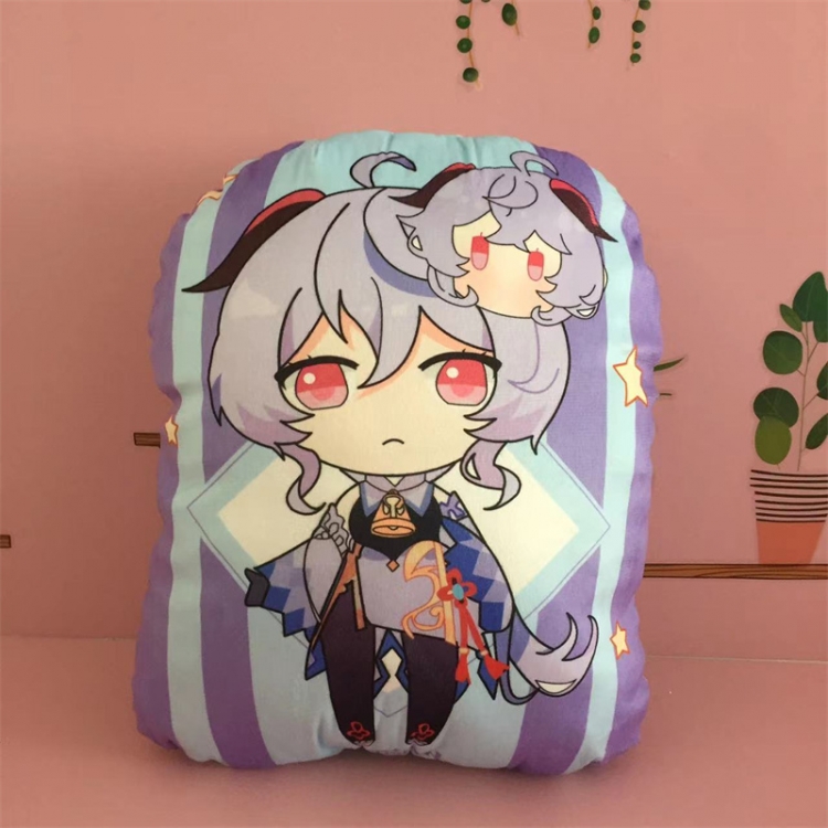 Genshin Impact Anime Color background plush pillow nap cushion