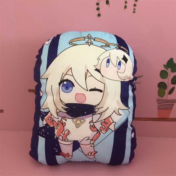 Genshin Impact Anime Color background plush pillow nap cushion