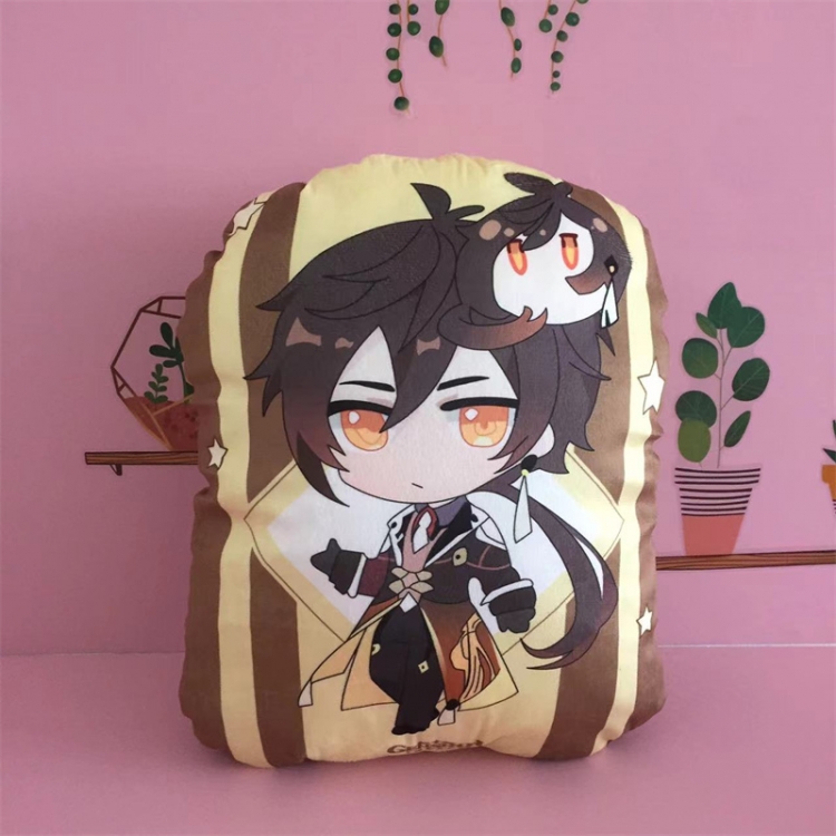 Genshin Impact Anime Color background plush pillow nap cushion