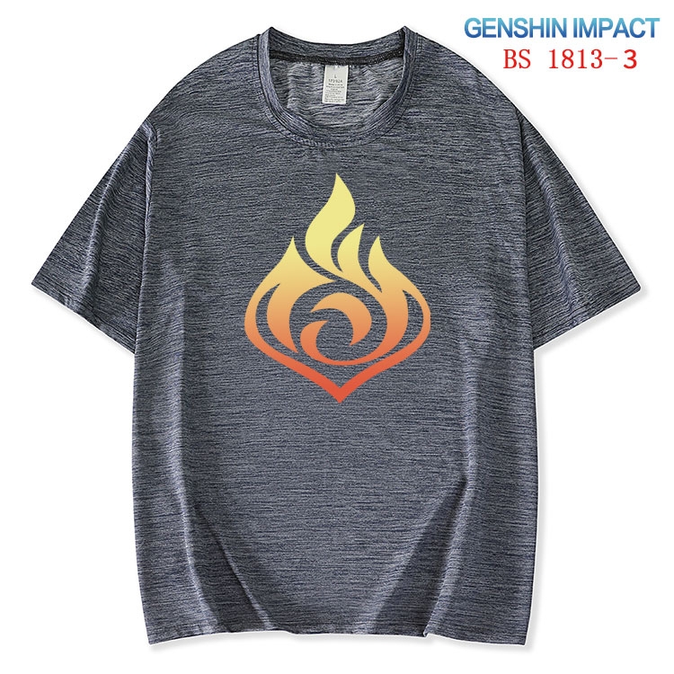 Genshin Impact  ice silk cotton loose and comfortable T-shirt from XS to 5XL BS-1813-3