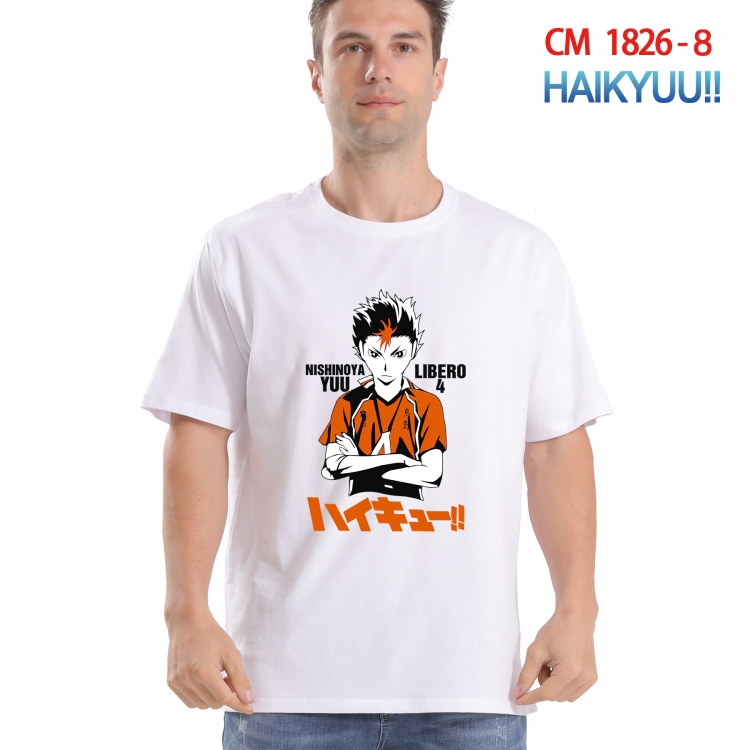 Haikyuu!! Printed short-sleeved cotton T-shirt from S to 4XL CM-1826-8