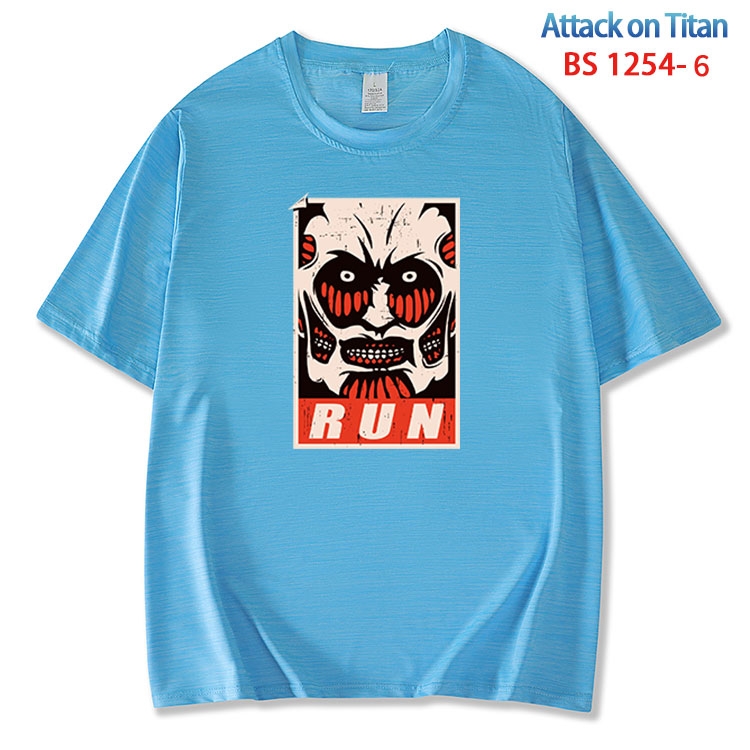 Shingeki no Kyojin ice silk cotton loose and comfortable T-shirt from XS to 5XL  BS 1254 6