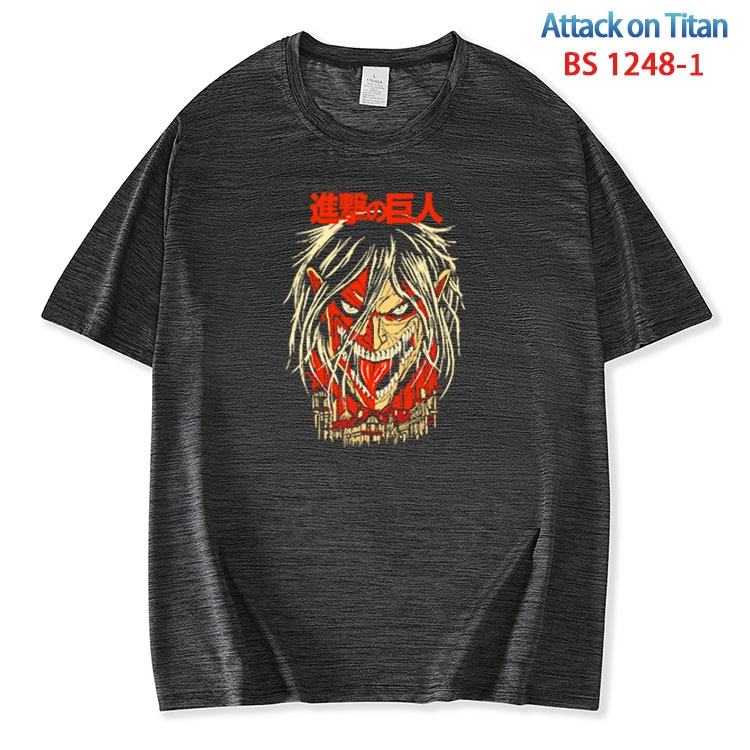 Shingeki no Kyojin ice silk cotton loose and comfortable T-shirt from XS to 5XL  BS 1248 1