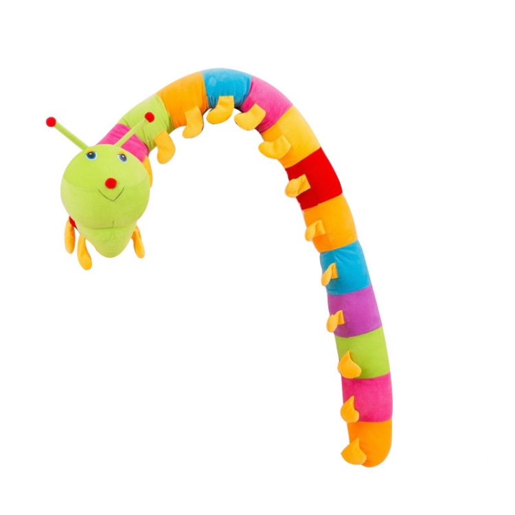 Colorful Caterpillar Plush Toy 80cm  price for 3 pcs