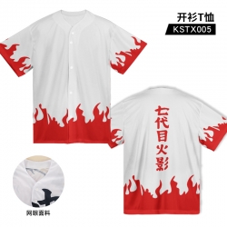 Naruto Anime Cardigan T-Shirt ...