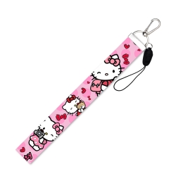 Hello Kitty Silver buckle lany...