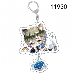 にじさんじAnime acrylic Pendant Key...