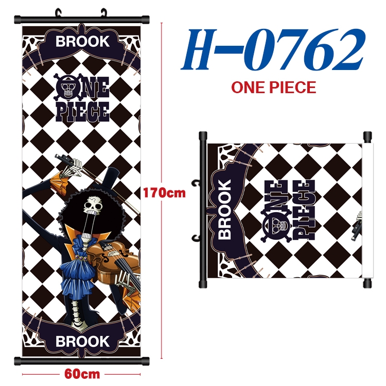 One Piece Black plastic rod cloth hanging canvas painting 60x170cm H-0762