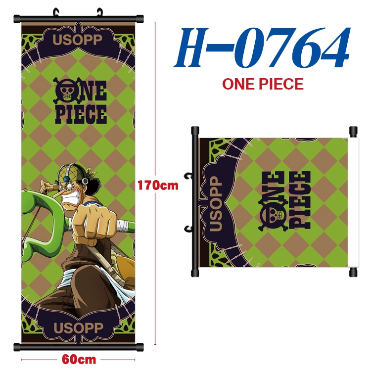 One Piece Black plastic rod cloth hanging canvas painting 60x170cm H-0764