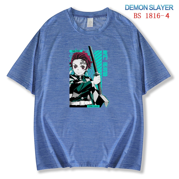 Demon Slayer Kimets ice silk cotton loose and comfortable T-shirt from XS to 5XL BS-1816-4