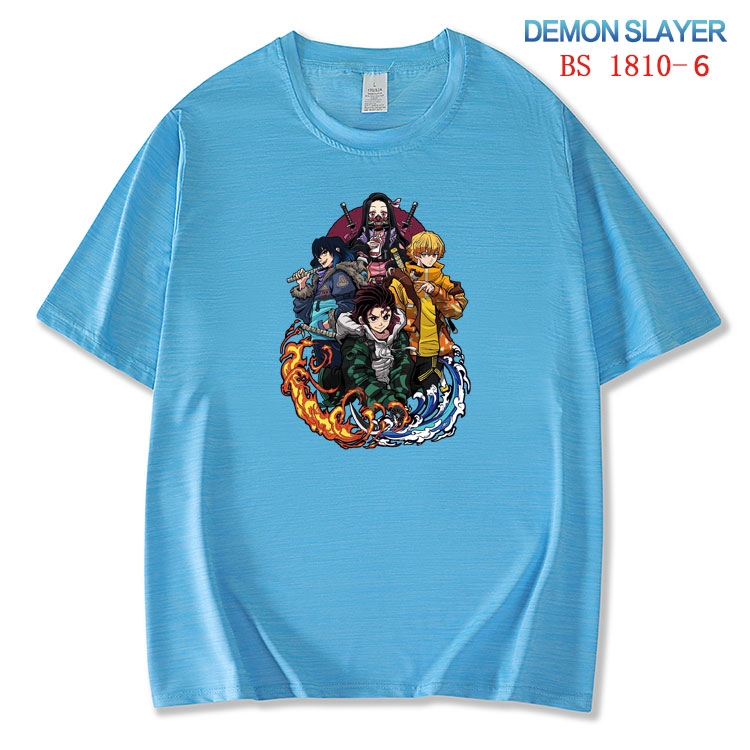 Demon Slayer Kimets ice silk cotton loose and comfortable T-shirt from XS to 5XL BS-1810-6