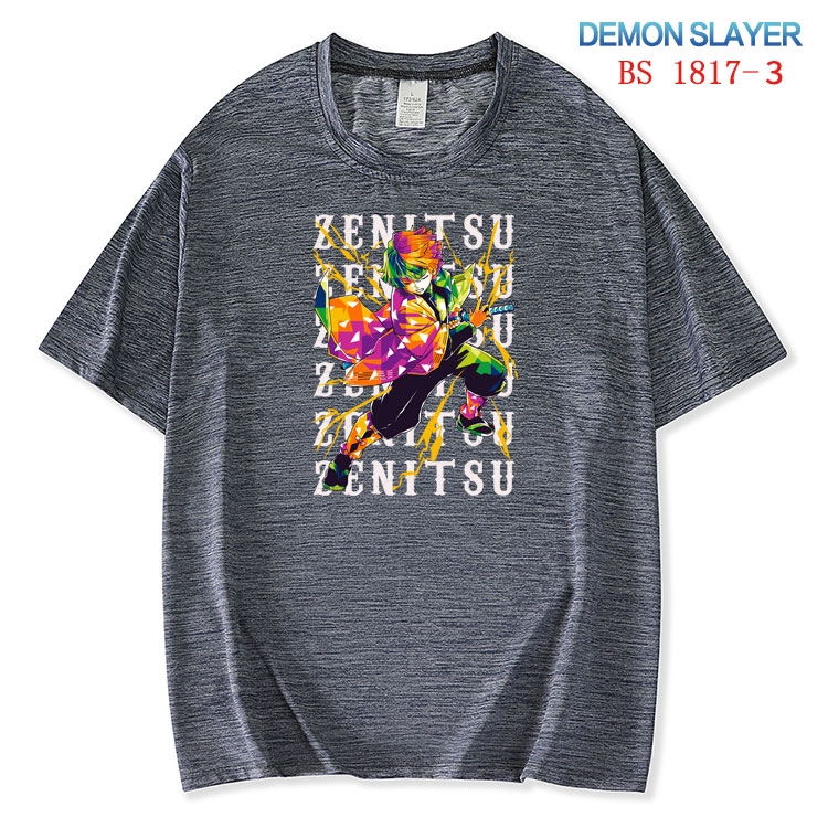 Demon Slayer Kimets ice silk cotton loose and comfortable T-shirt from XS to 5XL