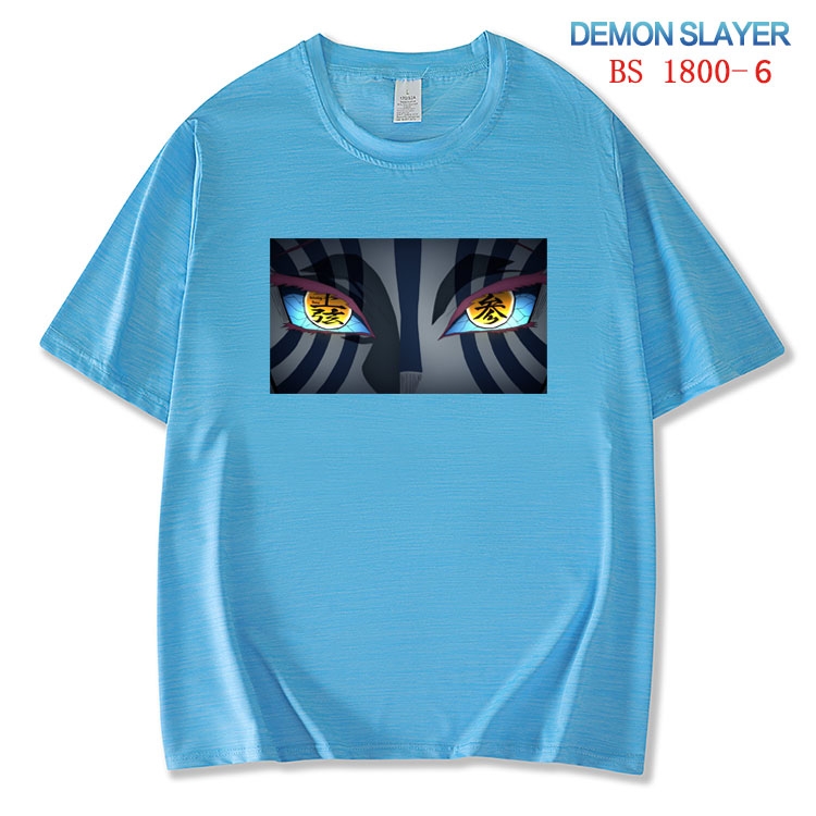 Demon Slayer Kimets ice silk cotton loose and comfortable T-shirt from XS to 5XL BS-1800-6