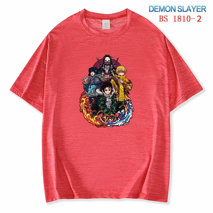 Demon Slayer Kimets ice silk cotton loose and comfortable T-shirt from XS to 5XL