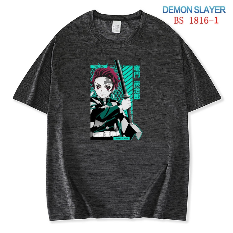 Demon Slayer Kimets ice silk cotton loose and comfortable T-shirt from XS to 5XL