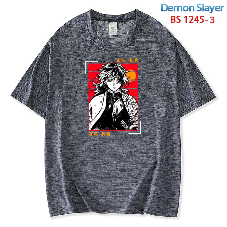 Demon Slayer Kimets ice silk cotton loose and comfortable T-shirt from XS to 5XL