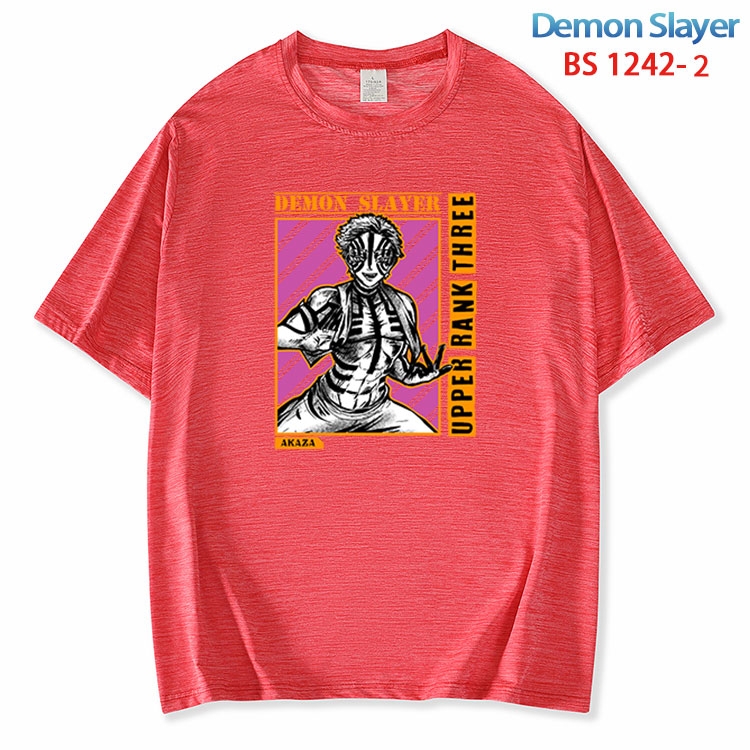 Demon Slayer Kimets ice silk cotton loose and comfortable T-shirt from XS to 5XL