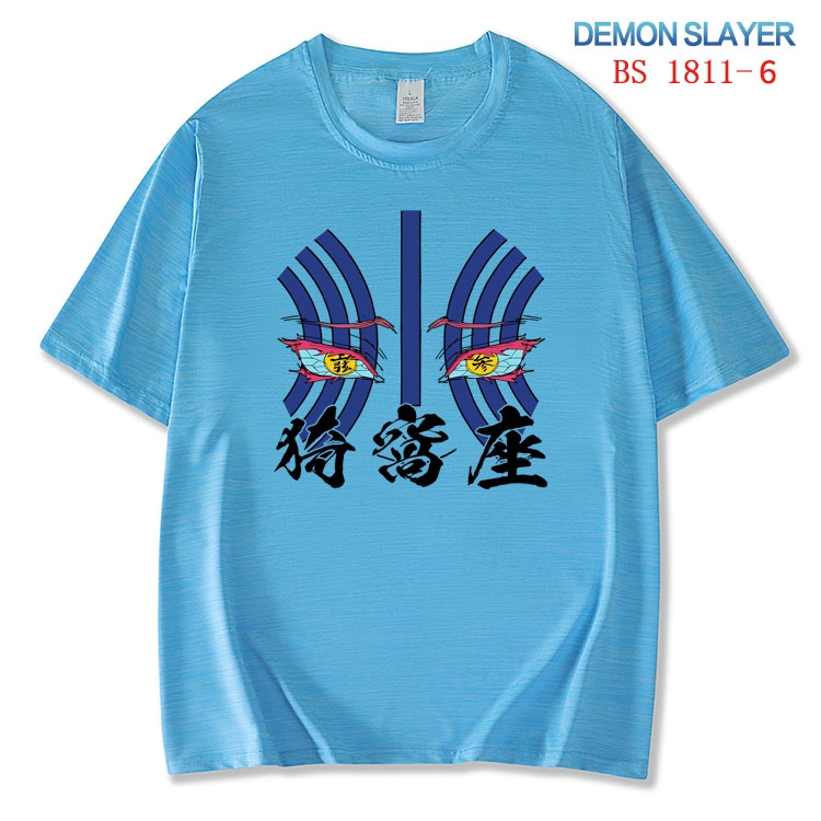 Demon Slayer Kimets ice silk cotton loose and comfortable T-shirt from XS to 5XL