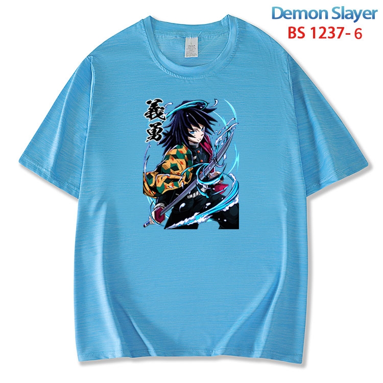 Demon Slayer Kimets ice silk cotton loose and comfortable T-shirt from XS to 5XL