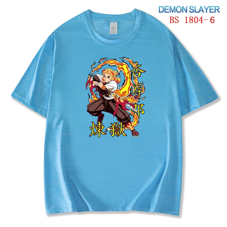 Demon Slayer Kimets ice silk cotton loose and comfortable T-shirt from XS to 5XL