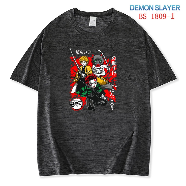 Demon Slayer Kimets ice silk cotton loose and comfortable T-shirt from XS to 5XL