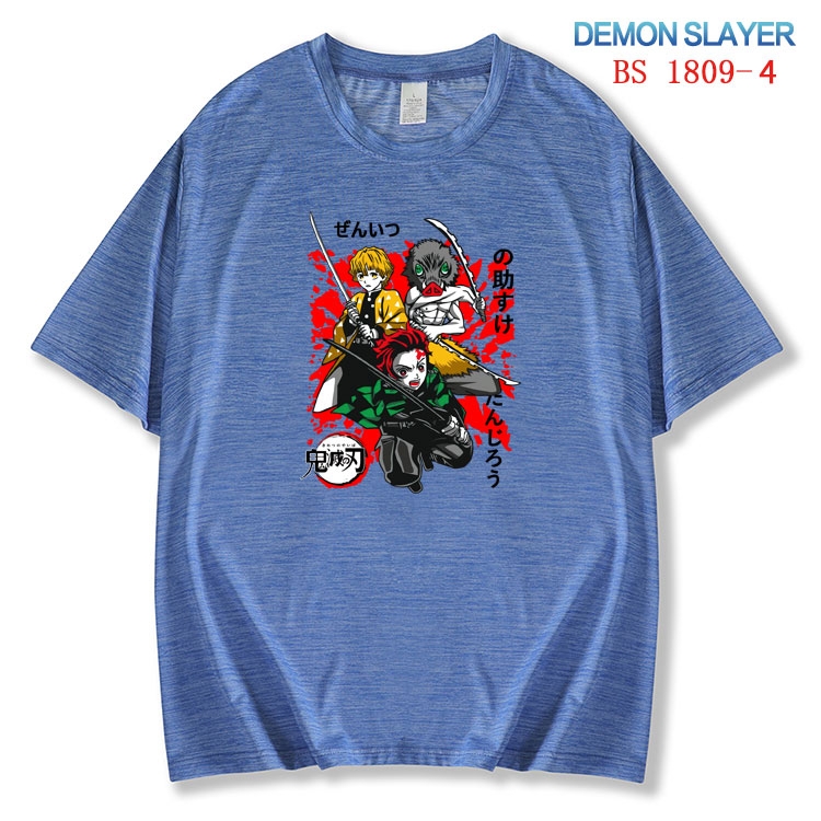 Demon Slayer Kimets ice silk cotton loose and comfortable T-shirt from XS to 5XL