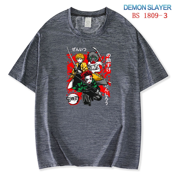 Demon Slayer Kimets ice silk cotton loose and comfortable T-shirt from XS to 5XL