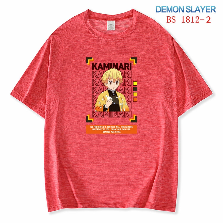 Demon Slayer Kimets ice silk cotton loose and comfortable T-shirt from XS to 5XL