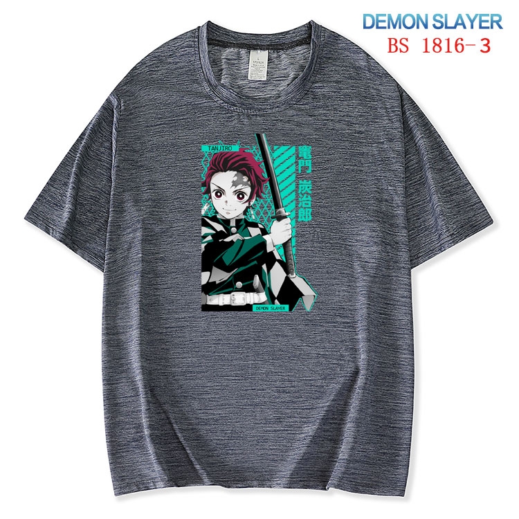 Demon Slayer Kimets ice silk cotton loose and comfortable T-shirt from XS to 5XL