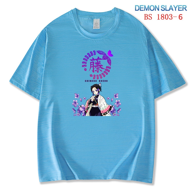 Demon Slayer Kimets ice silk cotton loose and comfortable T-shirt from XS to 5XL