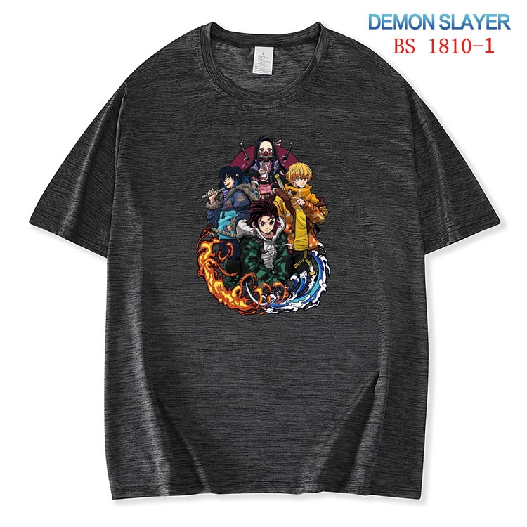 Demon Slayer Kimets ice silk cotton loose and comfortable T-shirt from XS to 5XL