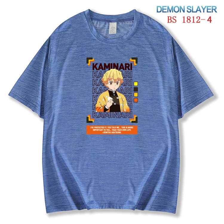 Demon Slayer Kimets ice silk cotton loose and comfortable T-shirt from XS to 5XL