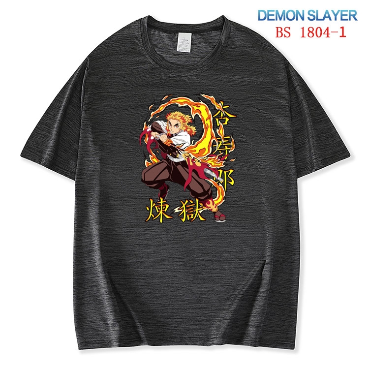 Demon Slayer Kimets ice silk cotton loose and comfortable T-shirt from XS to 5XL