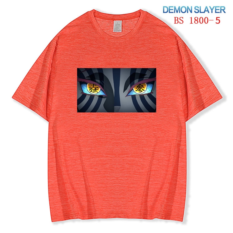 Demon Slayer Kimets  ice silk cotton loose and comfortable T-shirt from XS to 5XL BS-1800-5