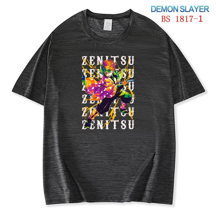 Demon Slayer Kimets  ice silk cotton loose and comfortable T-shirt from XS to 5XL BS-1817-1