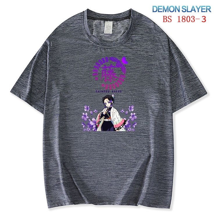 Demon Slayer Kimets  ice silk cotton loose and comfortable T-shirt from XS to 5XL  BS-1803-3