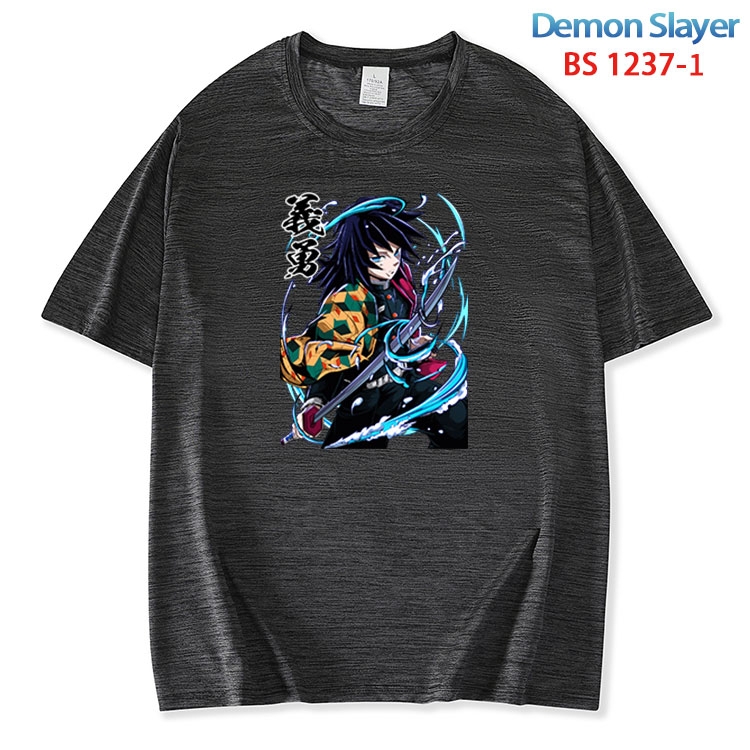 Demon Slayer Kimets  ice silk cotton loose and comfortable T-shirt from XS to 5XL BS 1237 1