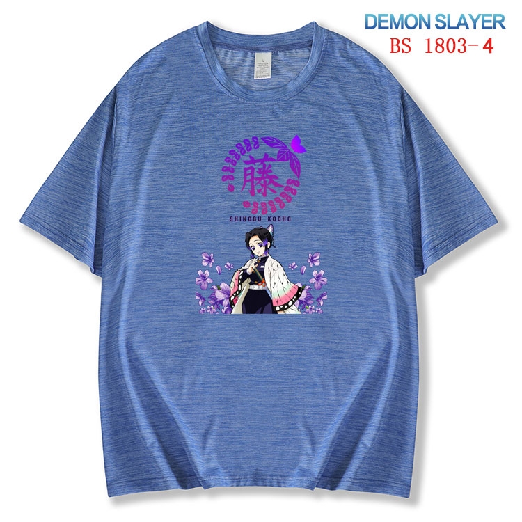 Demon Slayer Kimets  ice silk cotton loose and comfortable T-shirt from XS to 5XL BS-1803-4