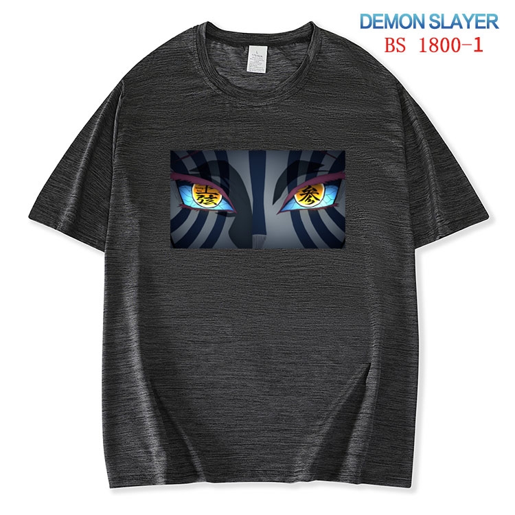 Demon Slayer Kimets  ice silk cotton loose and comfortable T-shirt from XS to 5XL BS-1800-1