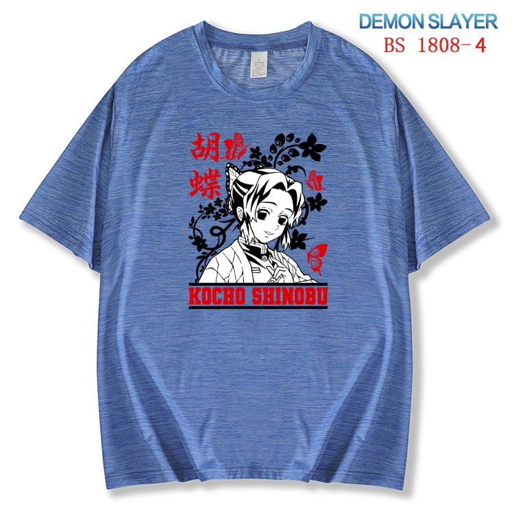 Demon Slayer Kimets  ice silk cotton loose and comfortable T-shirt from XS to 5XL  BS-1808-4