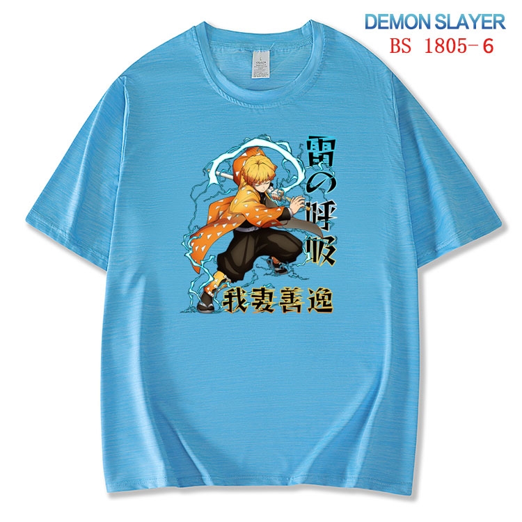 Demon Slayer Kimets  ice silk cotton loose and comfortable T-shirt from XS to 5XL BS-1805-6