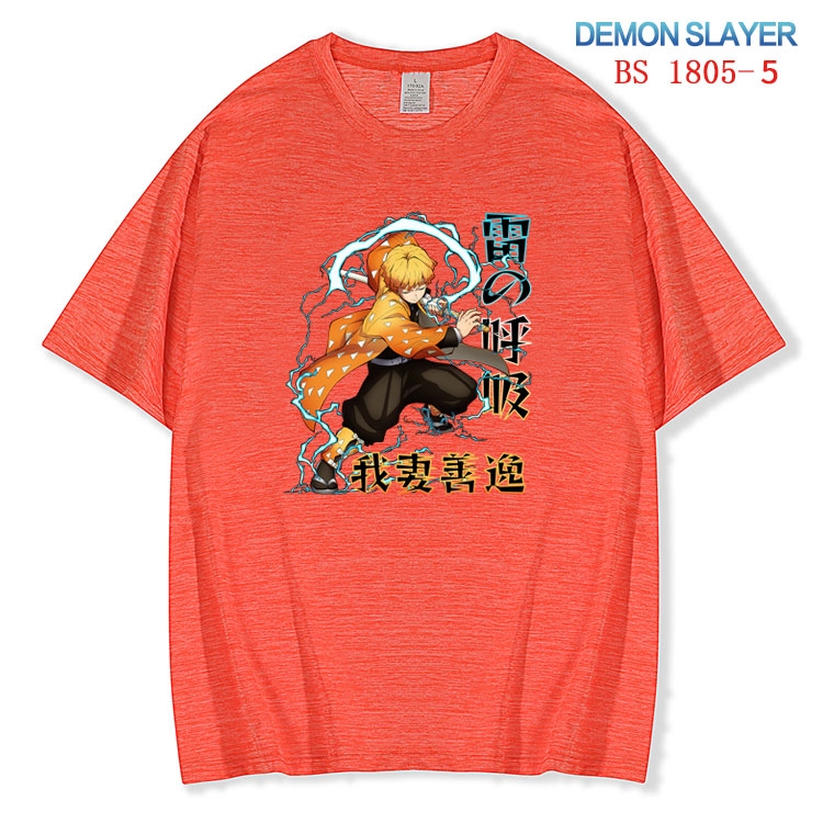 Demon Slayer Kimets  ice silk cotton loose and comfortable T-shirt from XS to 5XL  BS-1805-5