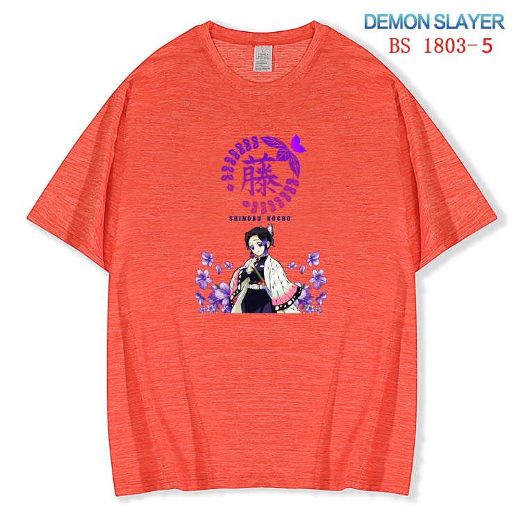 Demon Slayer Kimets  ice silk cotton loose and comfortable T-shirt from XS to 5XL BS-1803-5