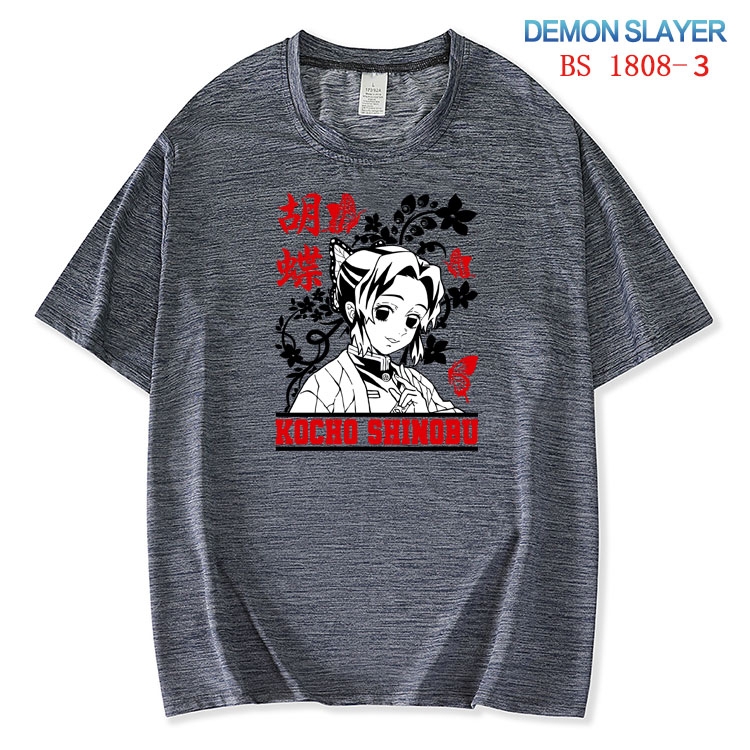 Demon Slayer Kimets  ice silk cotton loose and comfortable T-shirt from XS to 5XL BS-1808-3