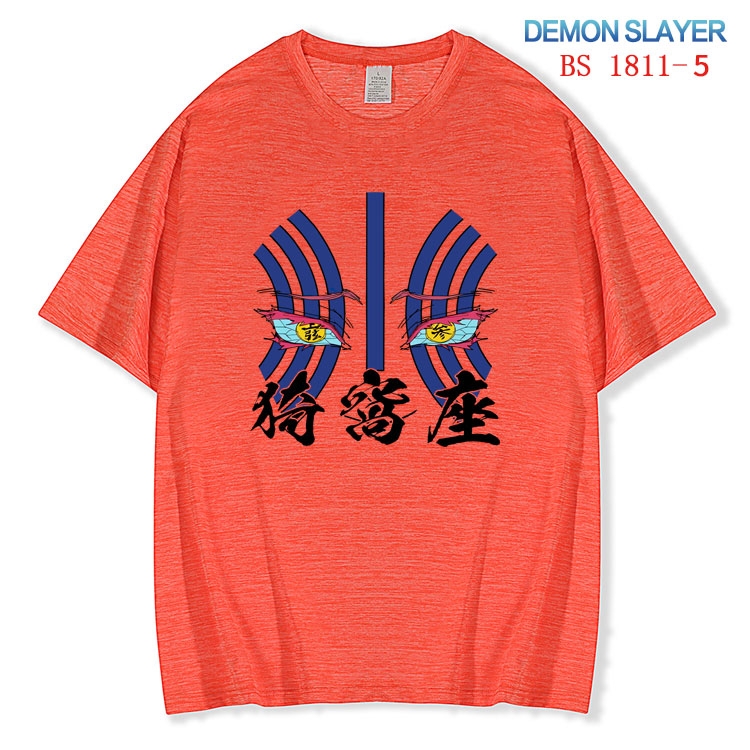 Demon Slayer Kimets  ice silk cotton loose and comfortable T-shirt from XS to 5XL BS-1811-5