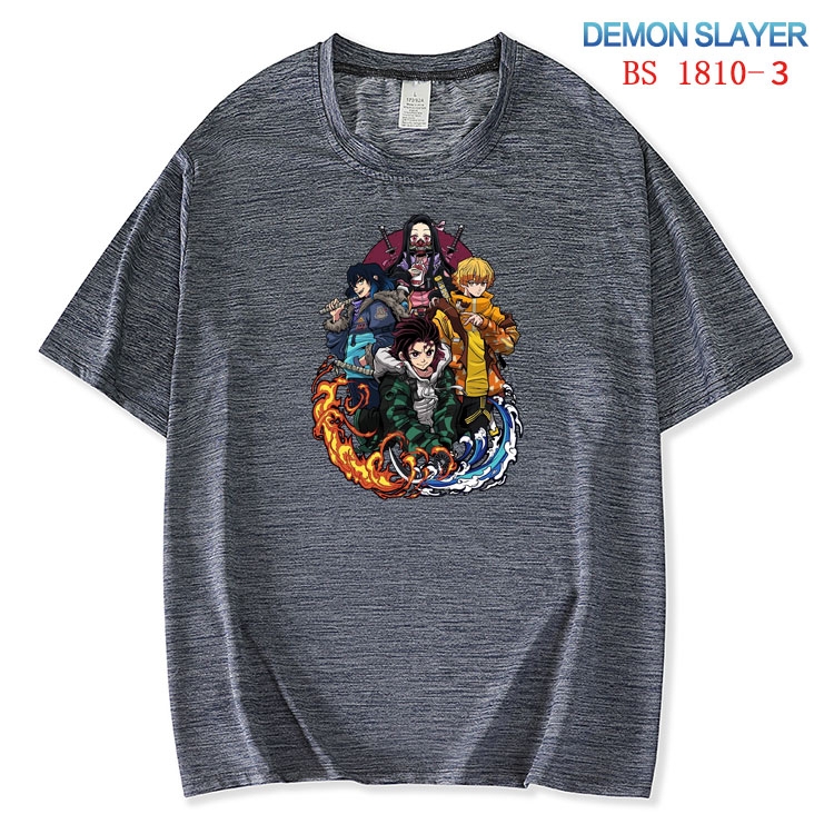 Demon Slayer Kimets  ice silk cotton loose and comfortable T-shirt from XS to 5XL  BS-1810-3